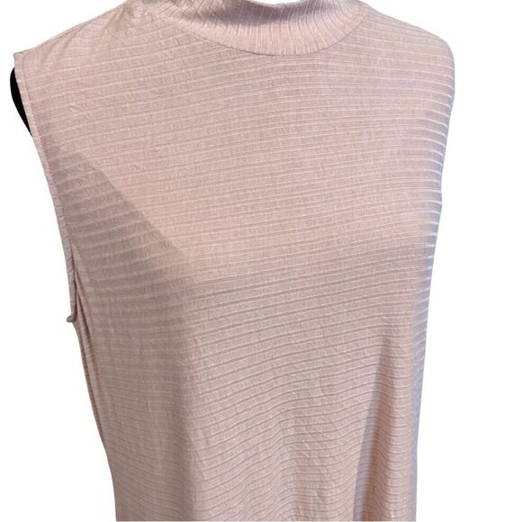 CATO Womens Sleeveless Midi Knit Dress Size 18W Light Pink/Peach Zippered Back - Picture 4 of 5